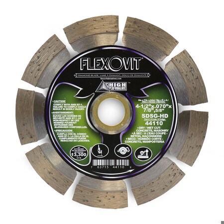 Flexovit SMALL DIAMETER DIAMOND BLADE HIGH 44110